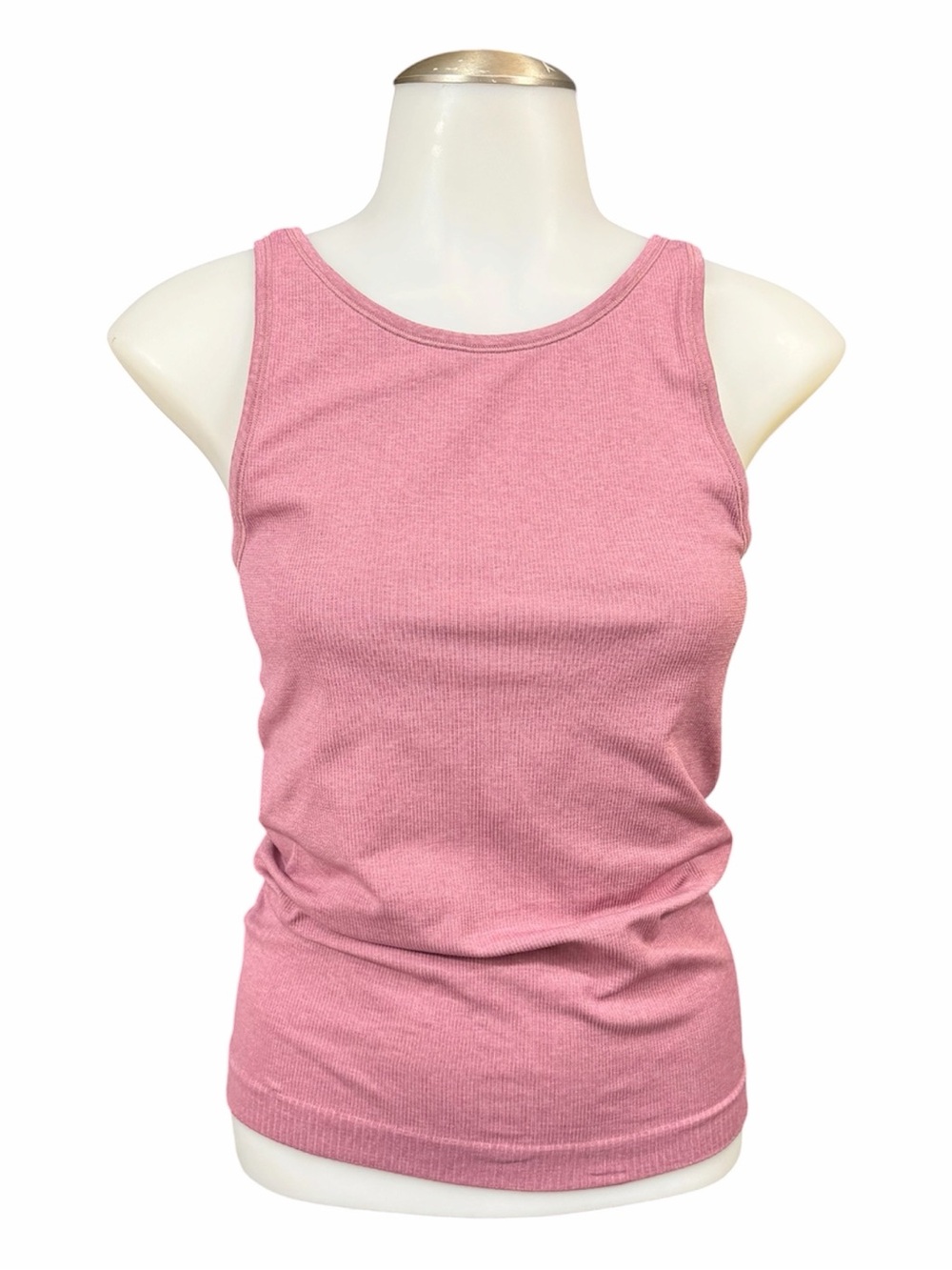 Lululemon Mauve Ribbed Seamless Tank Top Seek Simplicity Scoop Reversible 6